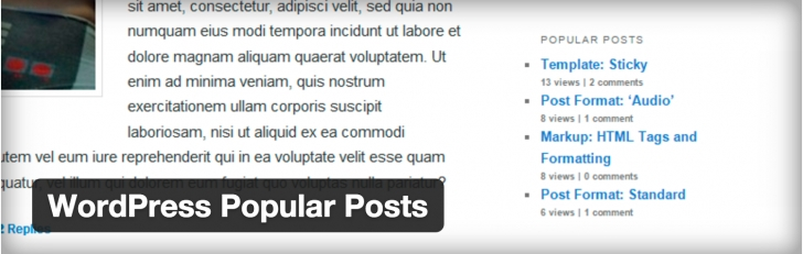 WordPress › WordPress Popular Posts