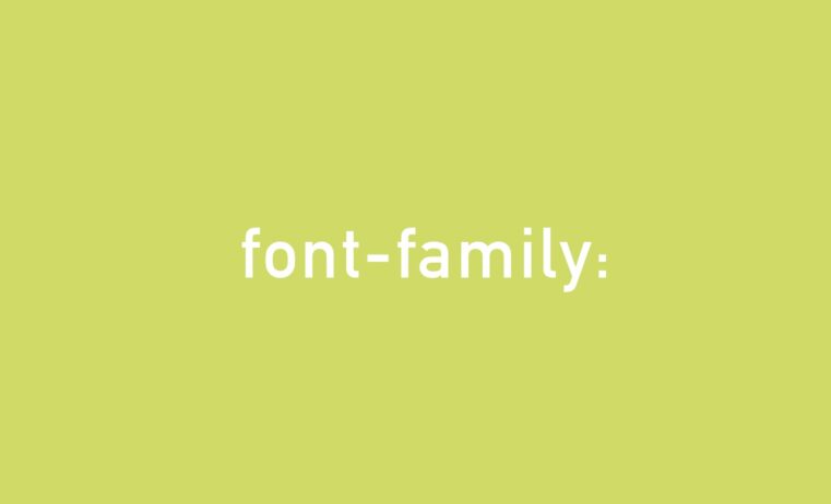 販売済み font familyのベストな書き方